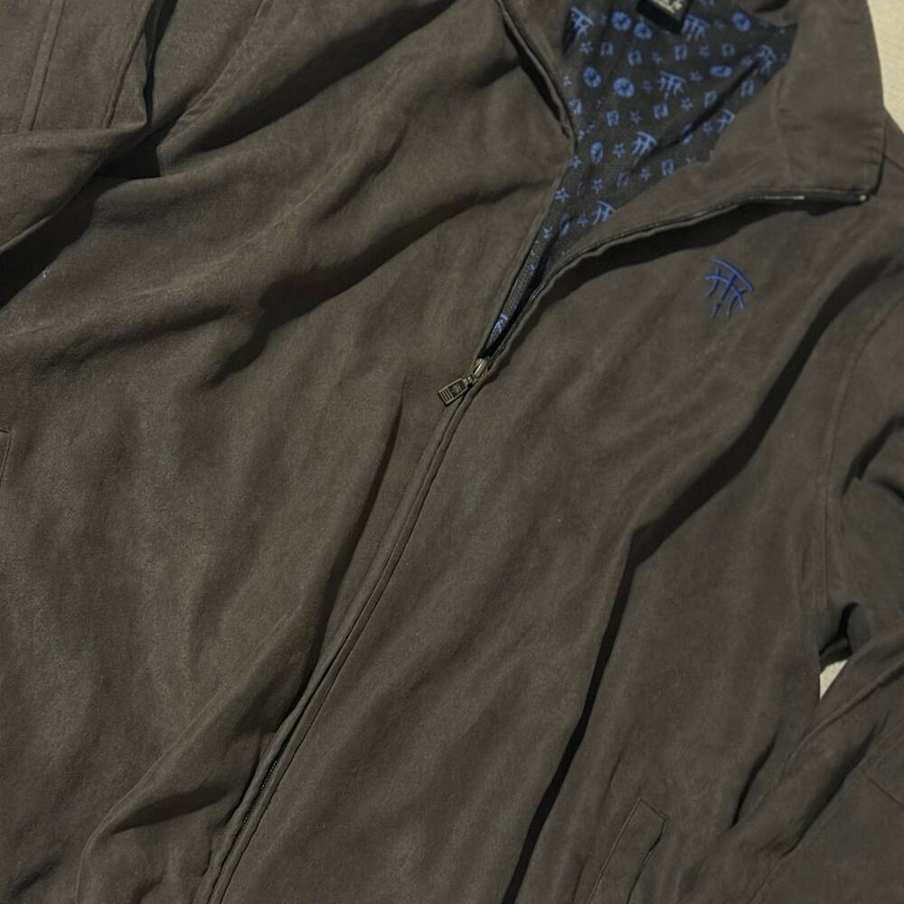 Vintage 2003 ADIDAS Tracy McGrady Full Zip Suede T-MAC Track Jacket Mens, XL